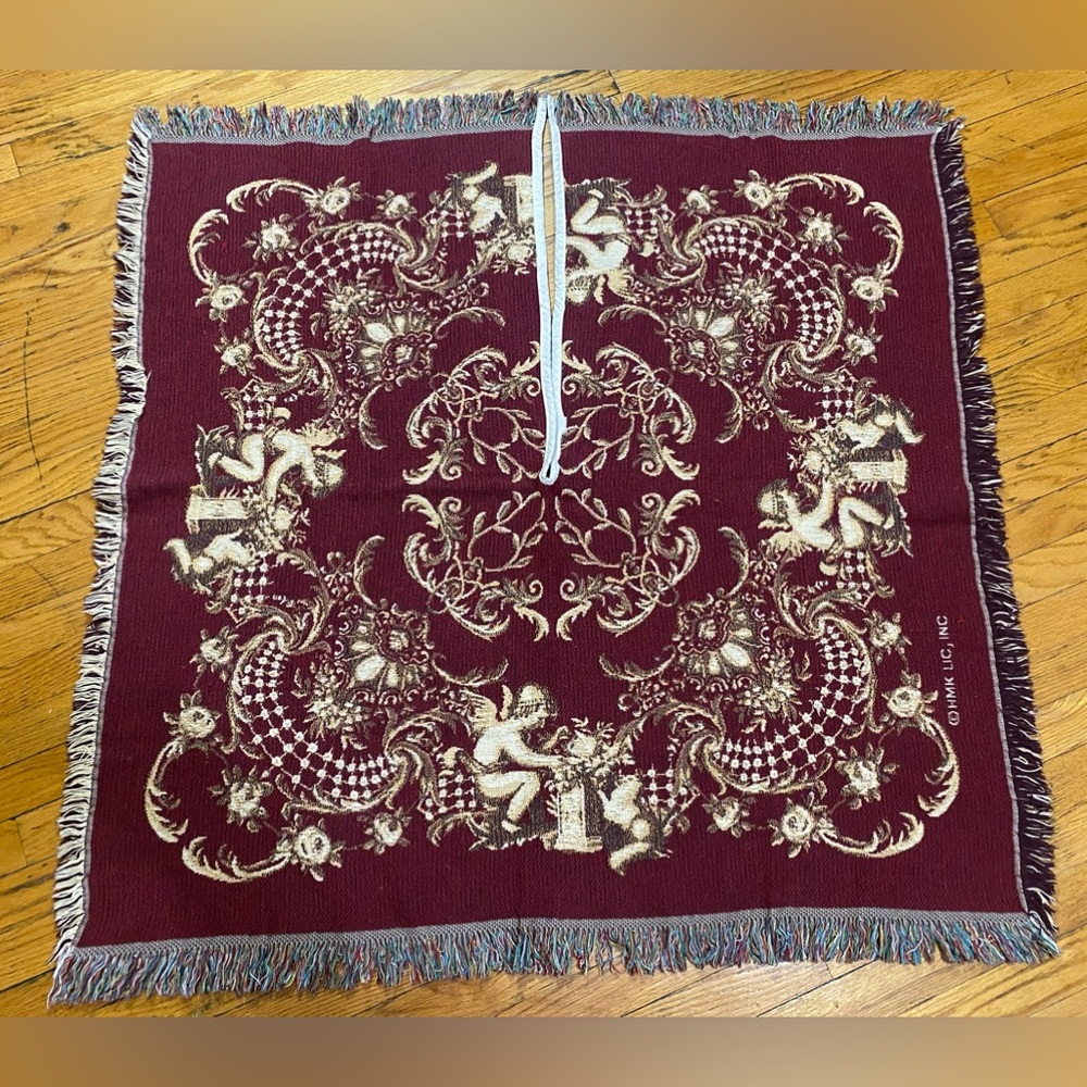 Repurposed Goodwin Weavers piece- Can be worn as a cape!